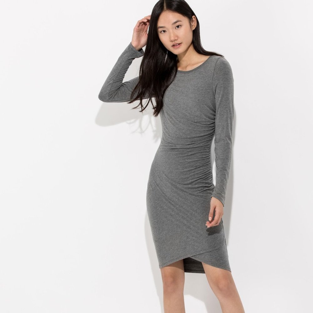 Kit and Ace Meadow Dress Midi - Grey - Small 6